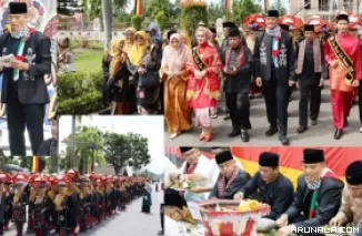 Makan Bajamba Meriahkan Tahun Baru Islam 1446 H/2024 M di Kota Pariaman