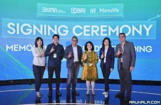 Permudah Pembayaran Premi Asuransi, BRI Jalin Kerja Sama dengan Manulife Indonesia
