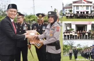 Pj. Wako Pariaman Roberia Hadiri HUT Bhayangkara Ke-78