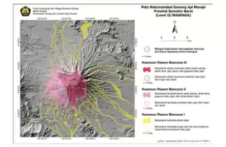 Tingkat Aktivitas Gunung Marapi Turun, Bupati Tanahdatar Imbau Warga Tetap Waspada