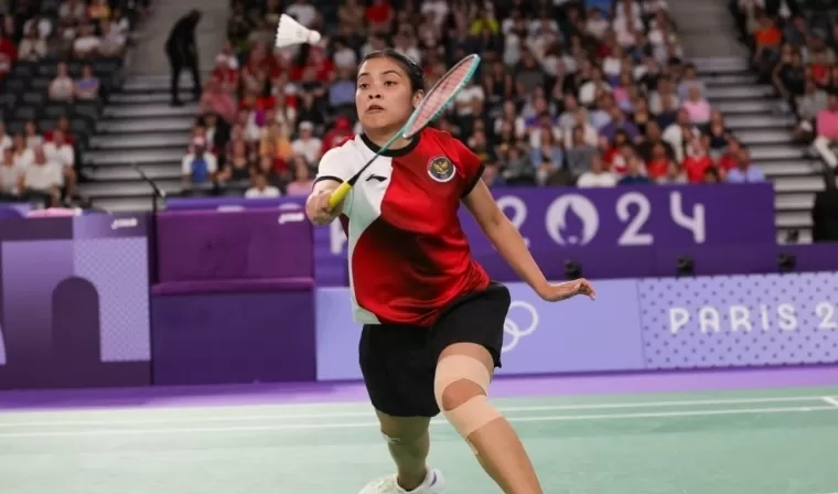Pebulutangkis Gregoria Mariska menyumbangkan medali pertama buat Tim Indonesia di Olimpiade Paris 2024. NOC Indonesia