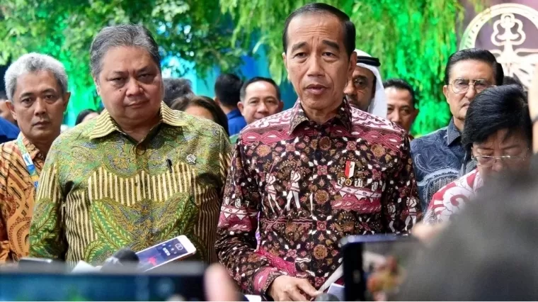 Presiden Joko Widodo menyampaikan keterangannya di Jakarta Convention Center (JCC), Jakarta, pada Jumat (9/8/2024). BPMI Setpres