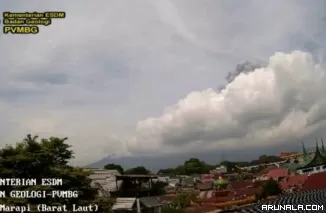 Gunung Marapi Kembali Meletus, Tinggi Kolom Abu tidak Teramati