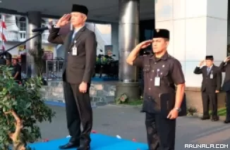 HUT ke-79 RI, Bank Nagari Laksanakan Upacara Bendera dan Gelar Aneka Lomba