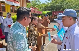 Lagi, KI Sumbar Kukuhkan 210 Siswa SMAN 2 Sungai Tarab jadi Duta KIP