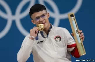 Lifter Rizki Juniansyah: Emas Ini Kado HUT Ke-79 RI