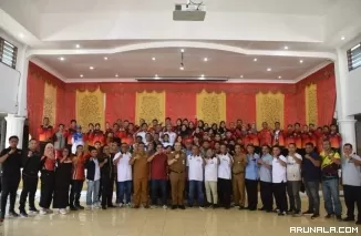 Pj Wako Padang Lepas 128 Atlet asal Kota Padang Menuju PON XXI