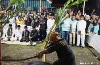 Ratusan Pengunjung Saksikan Prosesi Manabang Batang Pisang, Pada Pesona Budaya Tabuik Piaman 2024