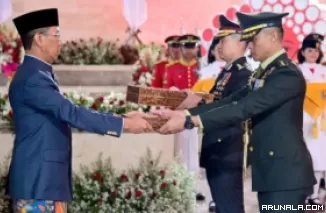 Sejarah! Bendera Duplikat Merah Putih dan Teks Proklamasi Diarak dari Monas ke IKN