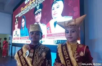 Selamat! Diana-Zio Dinobatkan jadi Wako dan Wawako Cilik Kota Padang