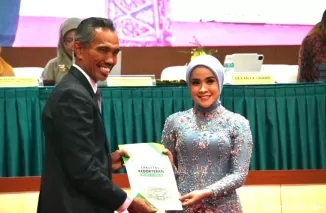 Yudisium Profesi Dokter FK Unand, dr Shafana Vinda Shabira Lulusan Terbaik