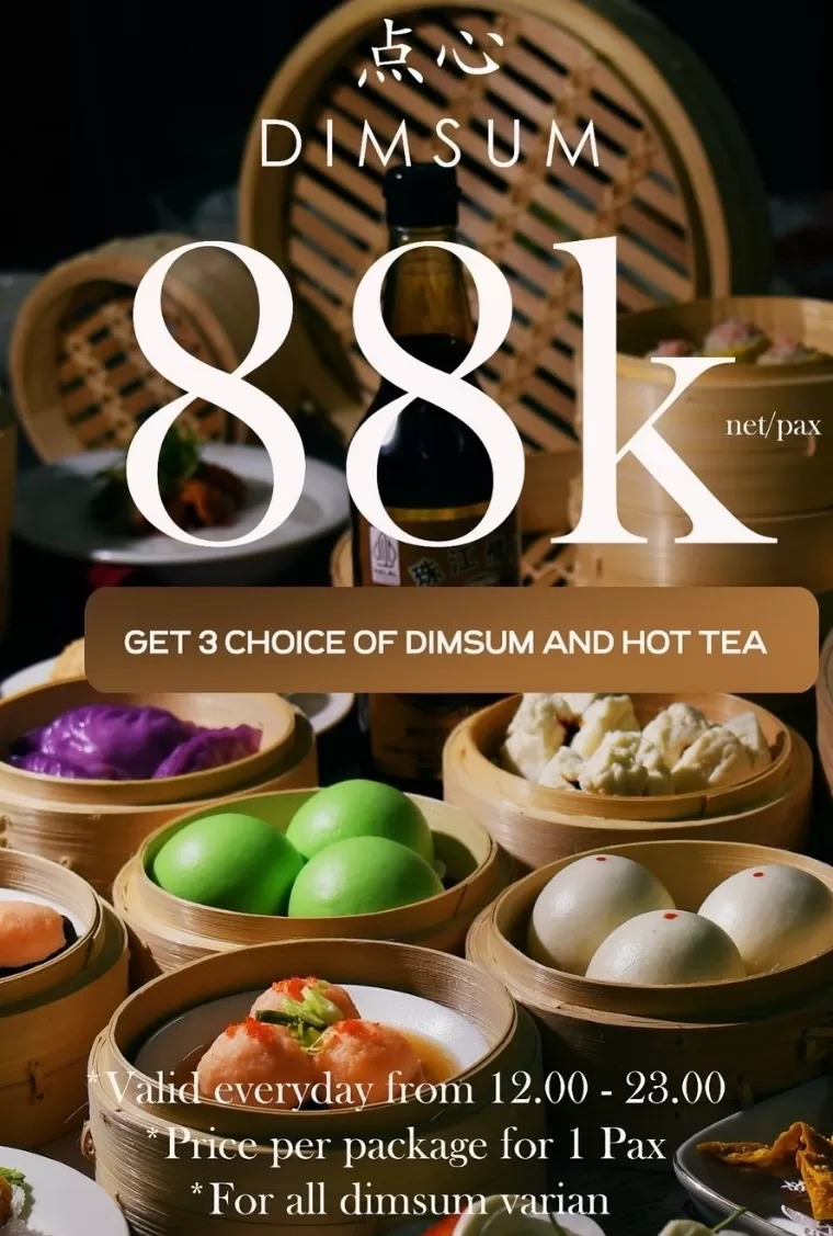 Flyer promo dimsum di Hotel Mercure Padang. IST