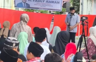 Puluhan Anak Yatim Doakan Fadly Amran Jadi Wako Padang