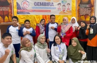 Atasi Obesitas Anak SD, Dokter Muda IKM-KK Unand Gelar Program GEMBIRA