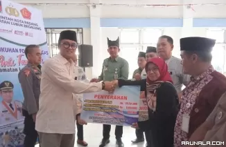 Lagi, Perangkat Kelurahan se Kecamatan Lubeg Terima Dana Operasional