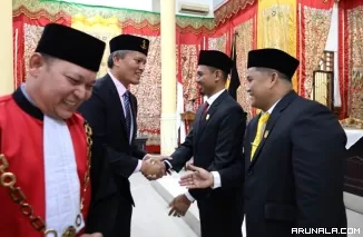 Muhajir Muslim dan Riza Saputra  Jabat Ketua dan Wakil Ketua DPRD Kota Pariaman