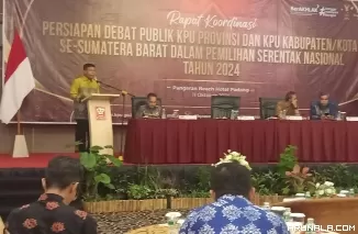 Tanggal 13 dan 20 November, Debat Publik Calon Gubernur Sumbar