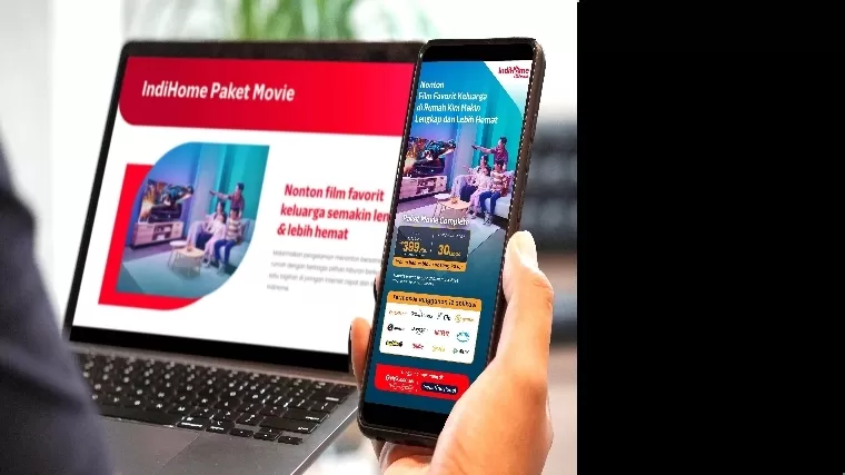 IndiHome Paket Movie terbaru menawarkan pengalaman hiburan digital yang lebih hemat dan makin lengkap untuk di rumah. IST