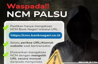 Bank Nagari Ingatkan Nasabah NCM Corporate Waspadai Phishing dan Situs Palsu