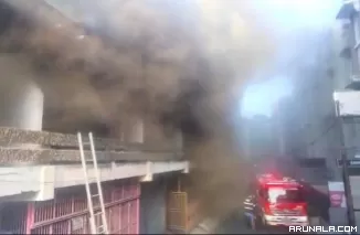 Delapan Petak Ruko di Kompleks Nusantara Building  Terbakar