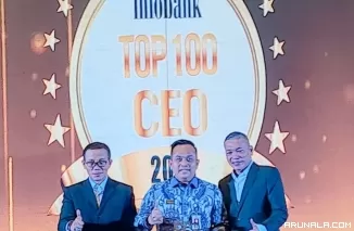 Dirut Bank Nagari Gusti Candra Raih Top 100 CEO 2024