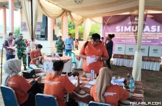 Pastikan Kelancaran Pungut Hitung, KPU Pessel Gelar Simulasi