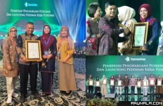 Puskesmas Air Santok Dapat Penghargaan Kemenkes RI