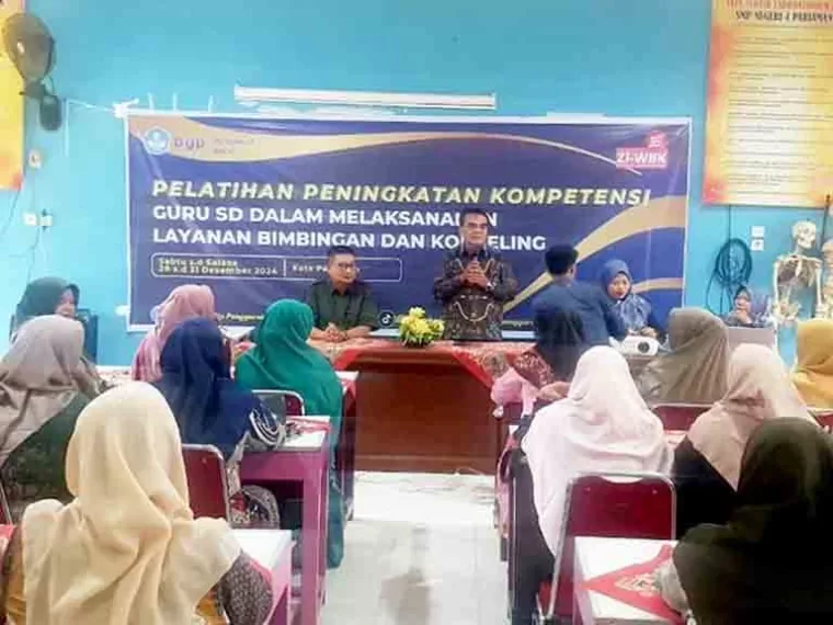 Sejumlah guru SD se Kota Pariaman ikuti pelatihan peningkatan kompetensi Layanan Bimbingan dan Konseling (BK), Minggu (29/12/2024). IST
