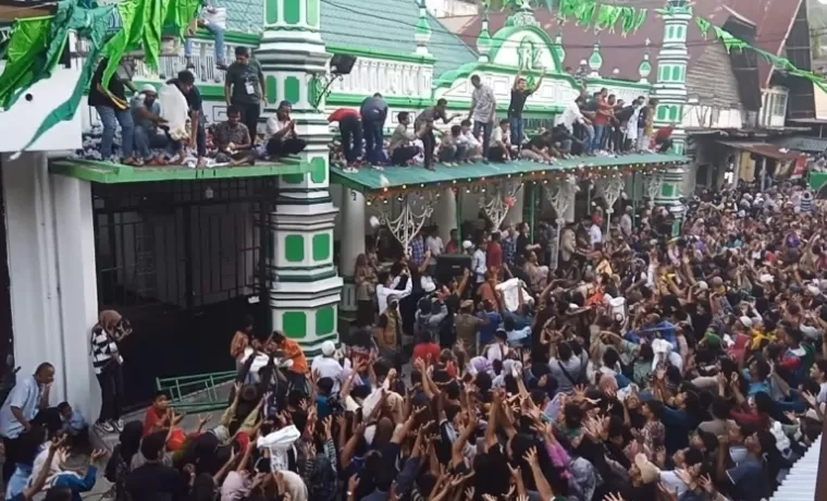 Acara serak gulo di Masjid Muhamdan Kampung Kaliang, Padang Selatan, Minggu sore (1/12/2024). IST