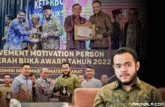 KI Sumbar Gelar Anugerah KIP, Fadly Amran jadi Rule Model KIP