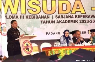 Stikes Piala Sakti Pariaman Mewisuda 152 Lulusan