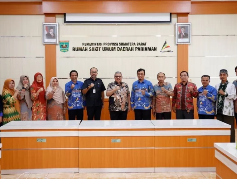 Ketua DPRD Sumbar Muhidi saat kunjungan kerja ke RSUD Muhammad Yamin, Kota Pariaman, Kamis (9/1/2025). IST