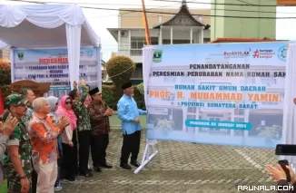 RSUD Pariaman Resmi Berganti Nama Menjadi RSUD Prof. H. M. Yamin SH