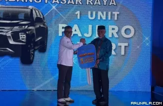 Undian Tabungan Berhadiah Bank Nagari, Nasabah Cabang Pasar Raya Ketiban Pajero Sport