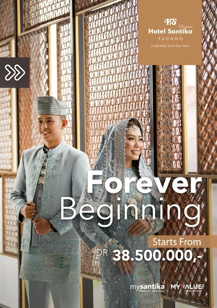Promo Santika Best Wedding Deals di Hotel Santika Premiere Padang. IST