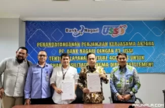 Kembangkan Ekosistem Syariah di Dunia Pendidikan, Bank Nagari-PT USSI Jalin Kerja Sama