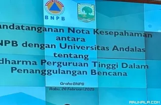 Perkuat Kesiapsiagaan Bencana, Unand, BNPB dan Pemerintah Australia Tandatangani Kesepakatan