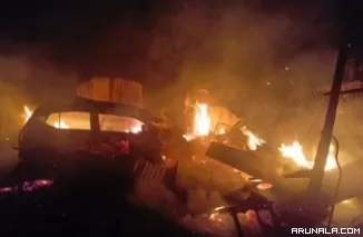 Si Jago Merah Lahap Rumah, Mobil dan Betor