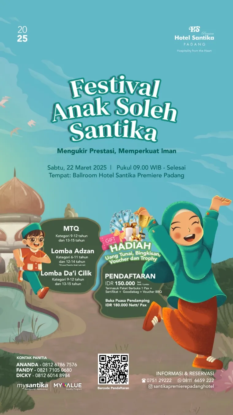 Flyer Festival Anak Soleh Santika. IST