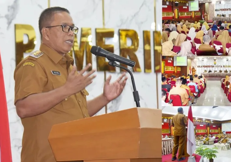 Wakil Wali Kota Pariaman, Mulyadi buka kegiatan forum konsultasi publik Ranwal RKPD, Senin (24/2/2025). IST