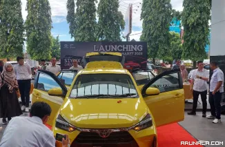 All New Agya Stylix GR Sport 2025 Resmi Mengaspal di Padang