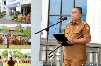 Awali Tugas, Mulyadi Minta Pegawai Pemko Pariaman Perkuat Kerjasama