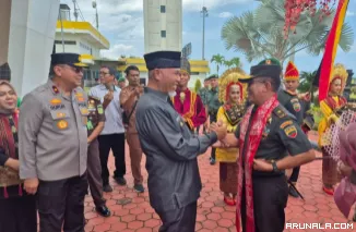 Gubernur Sambut Kedatangan Danrem 032/Wirabraja yang Baru
