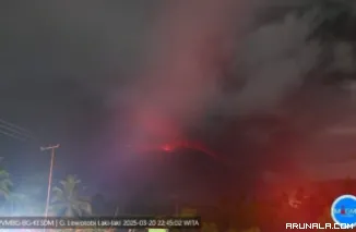 Status Gunung Lewotobi Laki-laki Naik ke Level Awas