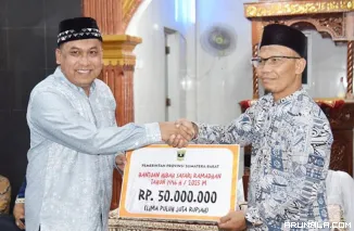 Lantamal II Padang Pimpin TSR Sumbar ke Kota Pariaman