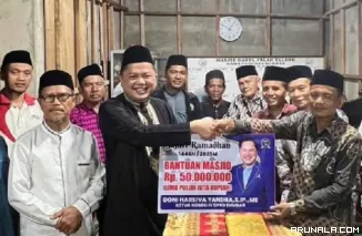 Safari Ramadan di Pessel, Anggota DPRD Sumbar Tekankan Pentingnya Kepedulian Sosial