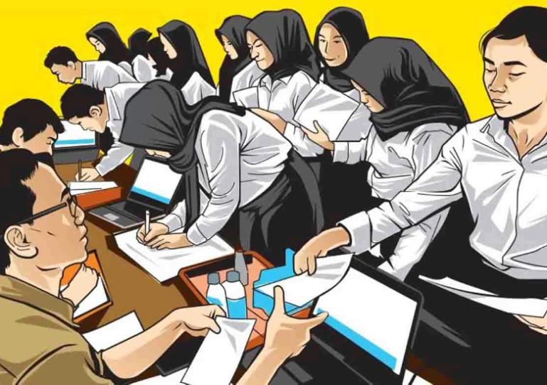 Ilustrasi peserta seleksi PPPK. IST