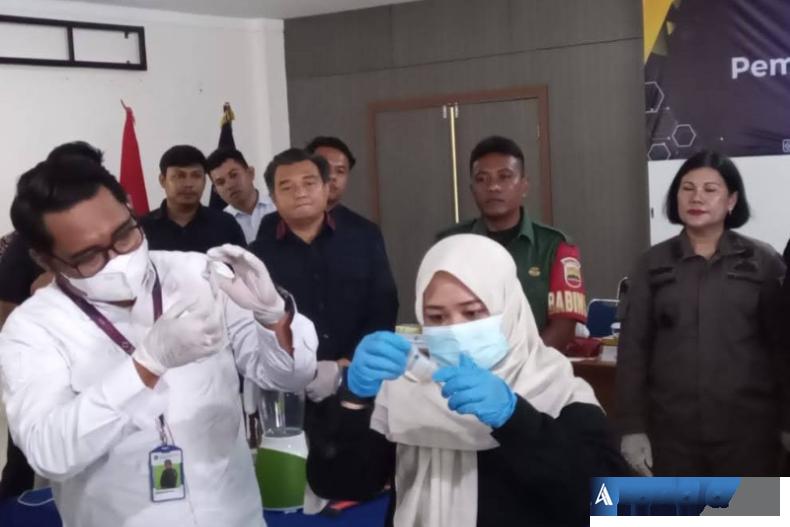 BNNP Sumbar Musnahkan 6.845,57 Gram Sabu