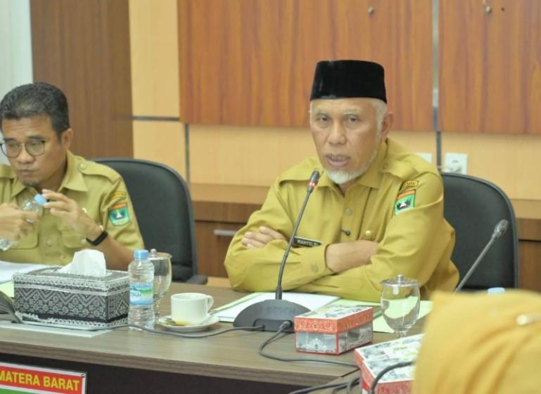 Gubernur Sumbar Mahyeldi sampaikan duka cita atas kecelakaan Bus ALS di Kota Padangpanjang, Selasa pagi (6/5/2025). IST