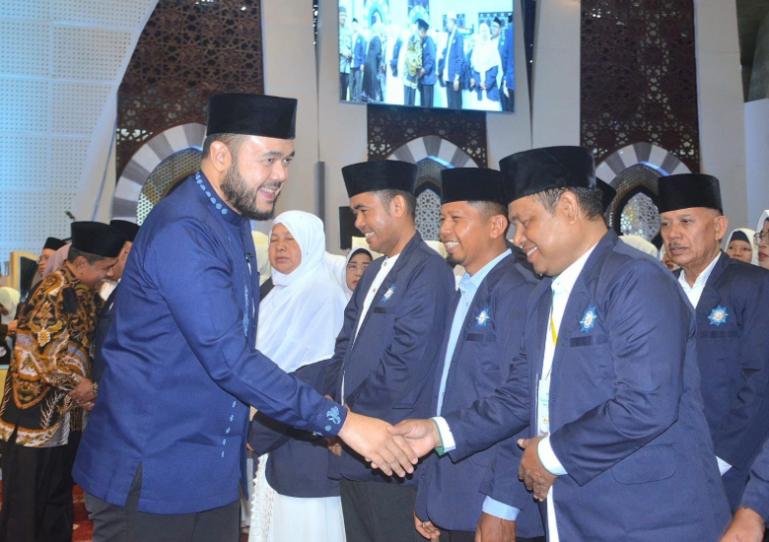 Wali Kota Padang Fadly Amran saat menghadiri pengukuhan kepengurusan MTY Sumbar periode 2025--2030, Minggu (11/5/2025). IST